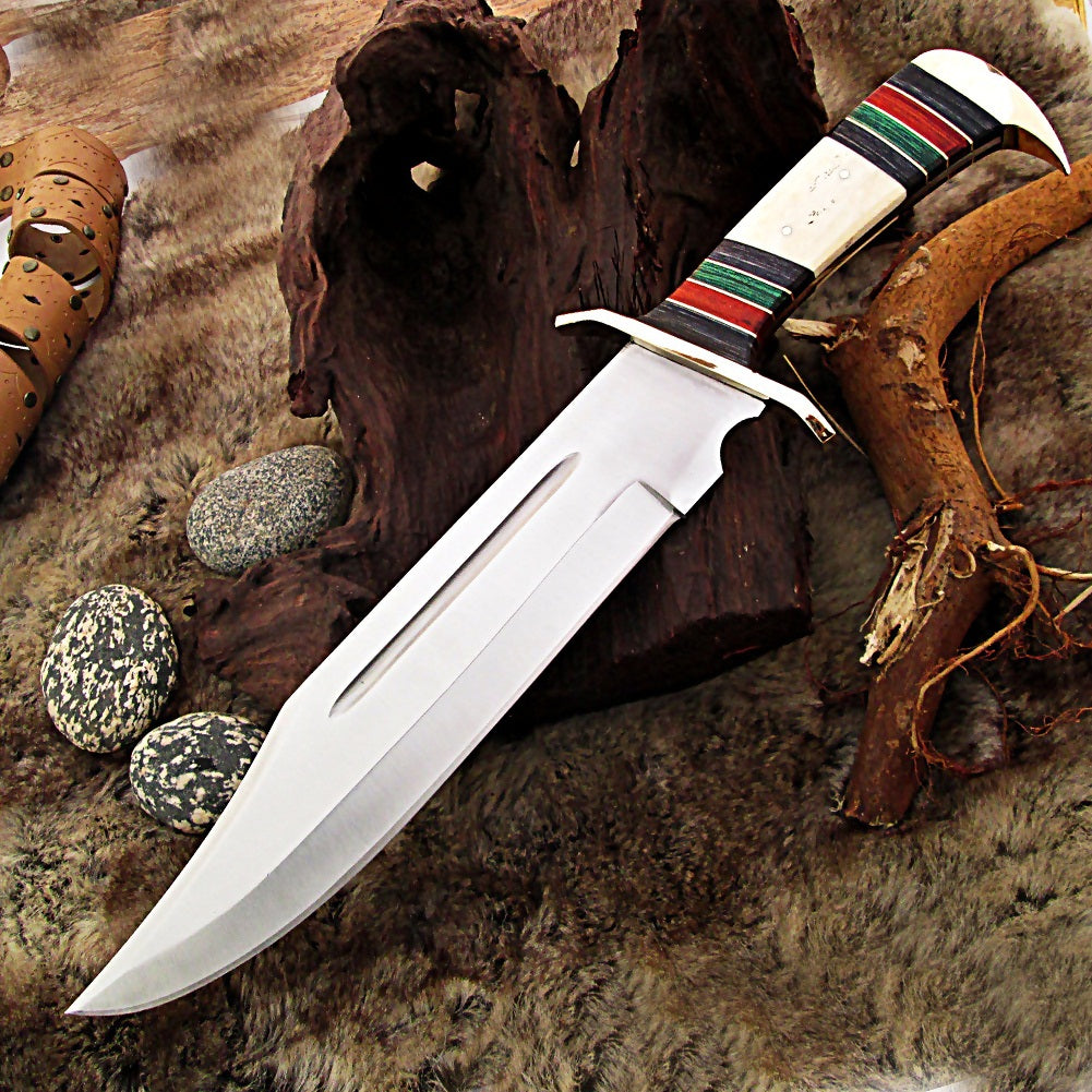 Full Tang Mediterranean Basin Fixed Blade Bowie Knife