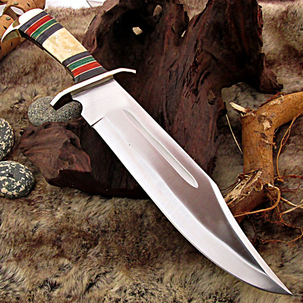 Full Tang Mediterranean Basin Fixed Blade Bowie Knife