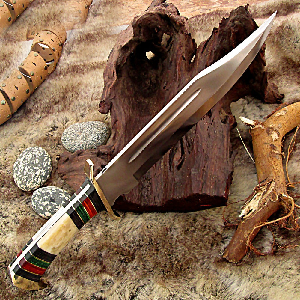 Full Tang Mediterranean Basin Fixed Blade Bowie Knife