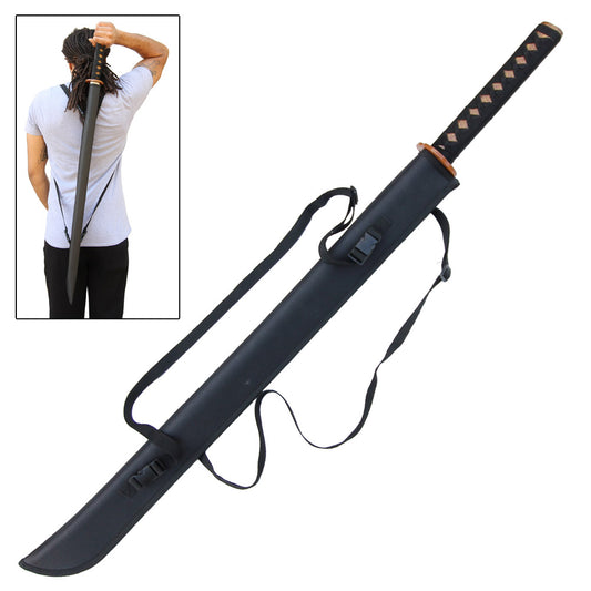 Practice Bokken Gold Weaver Sheath Combo