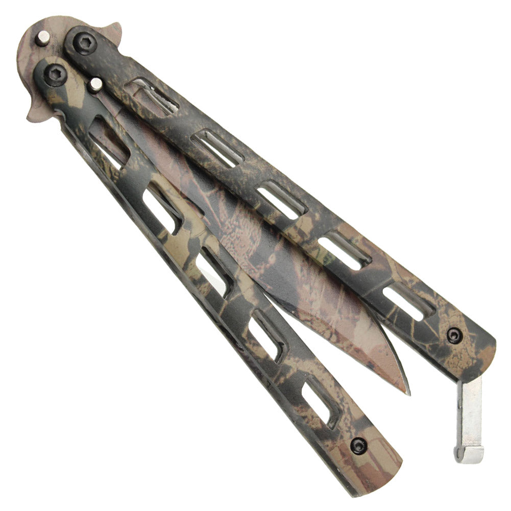 Real Tree Camo Balisong Butterfly Knife