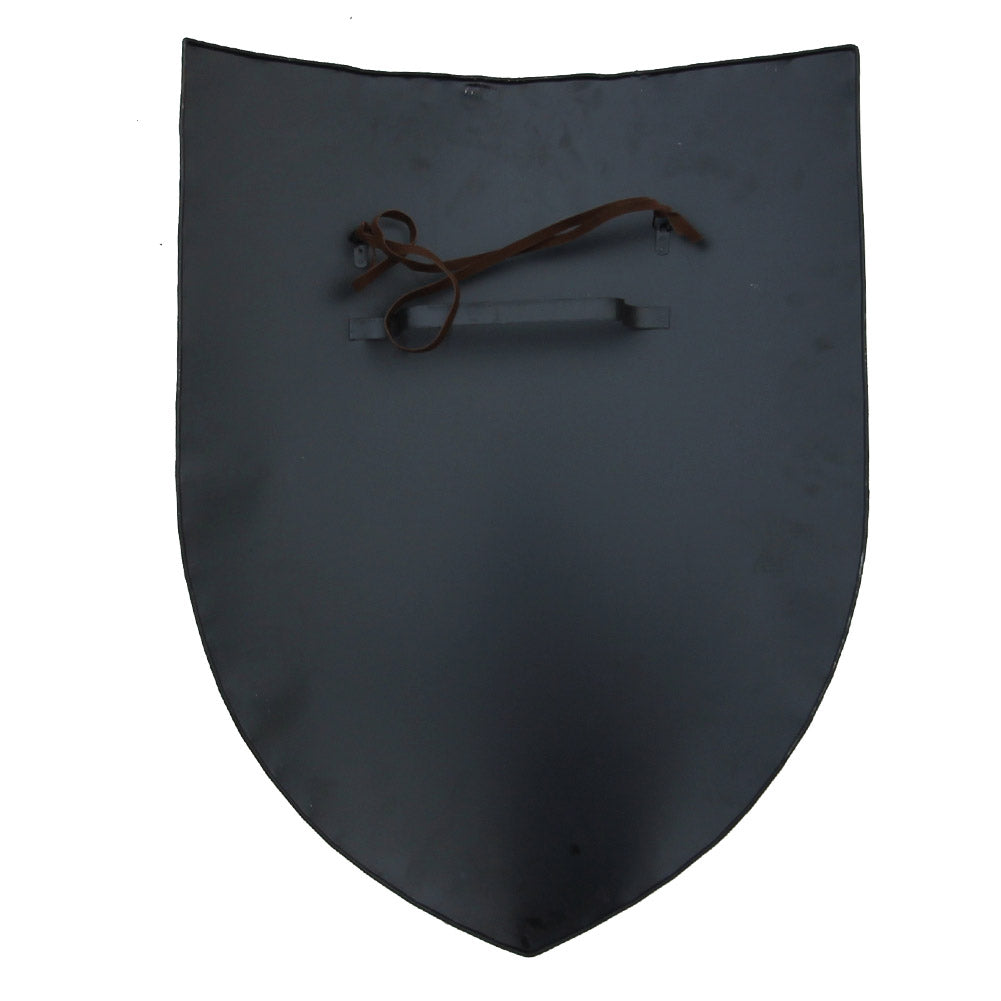 Black Medieval Blank Customizable War Shield