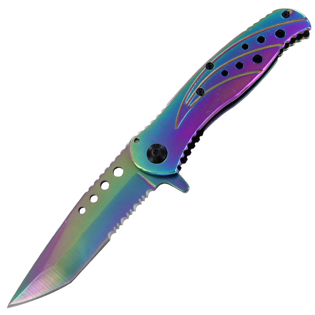 Spring Assisted Caribbean Sunset Pocket Knife