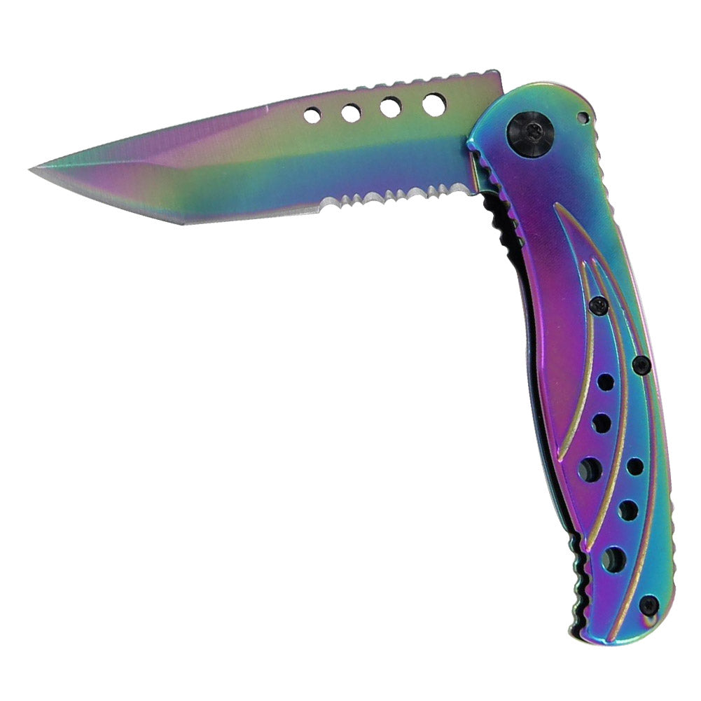 Spring Assisted Caribbean Sunset Pocket Knife