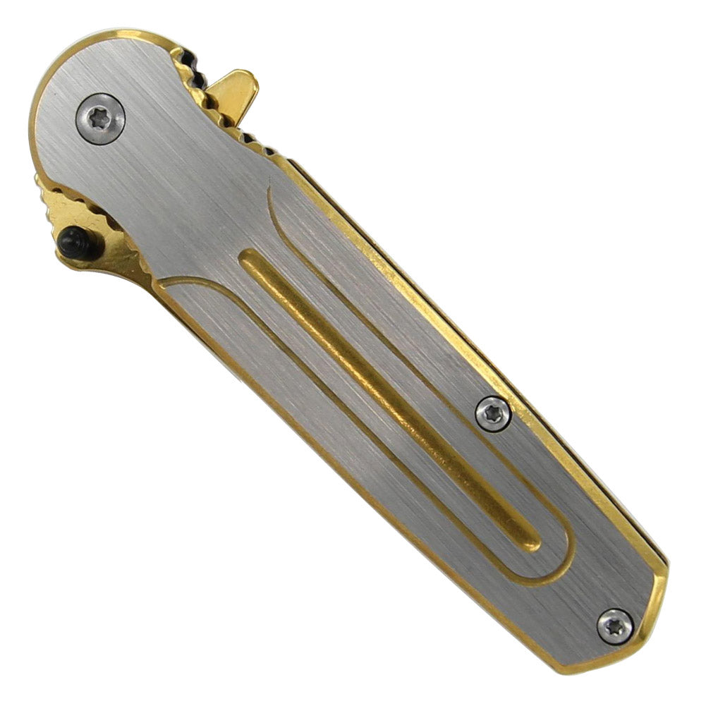 Spring Assist Gold Mine Hunt For Life Knife