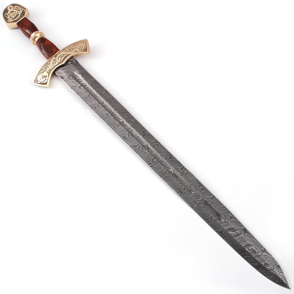 Warriors Call Damascus Steel Carolingian Viking Sword