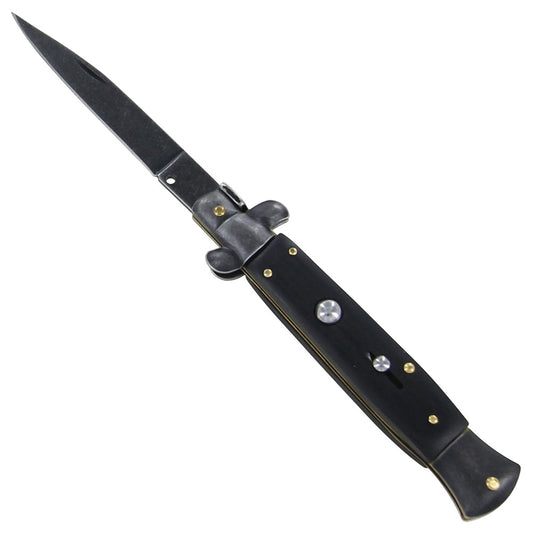 Italian Dark Secrets Stainless Steel Automatic Stiletto Knife