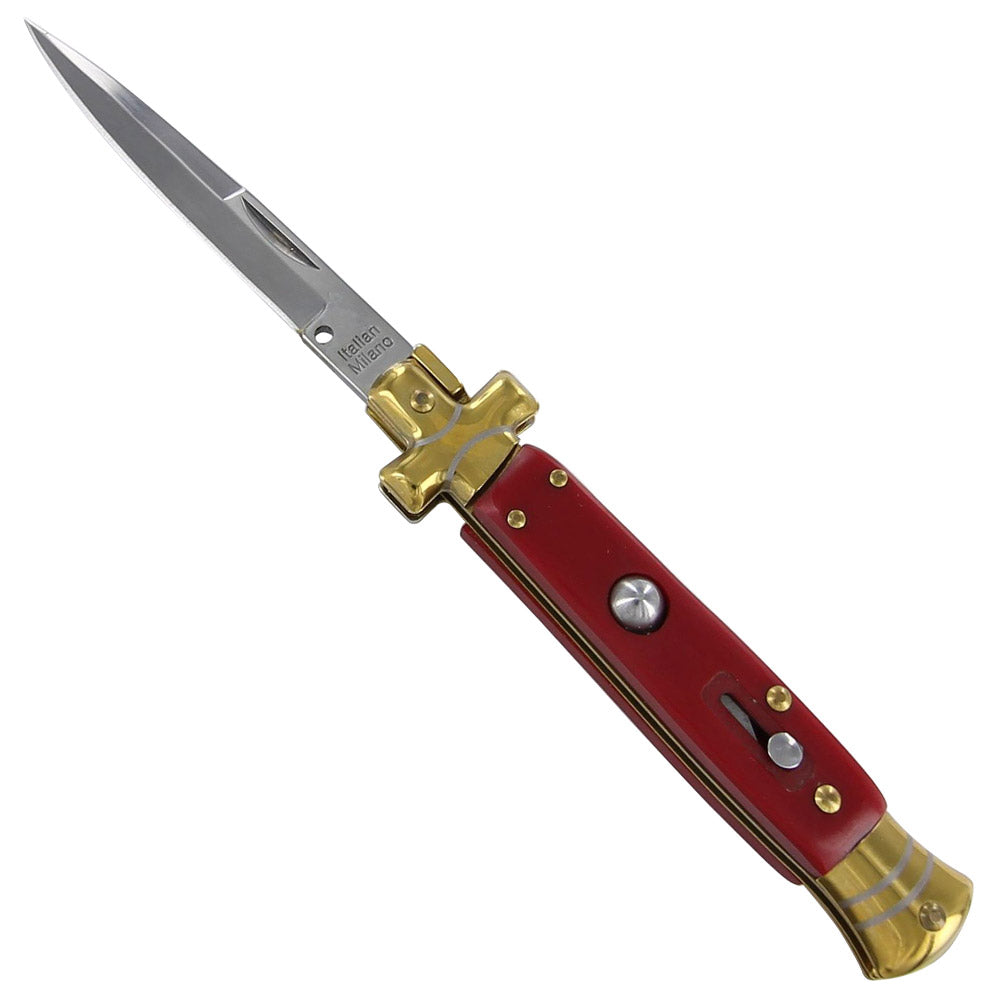 Automatic Sentinel Red Stiletto Knife