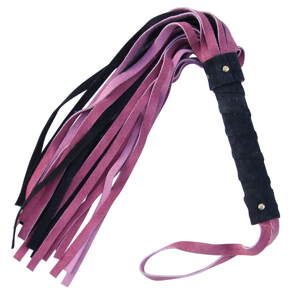 Suede Handmade Ravishing Blush Flogger