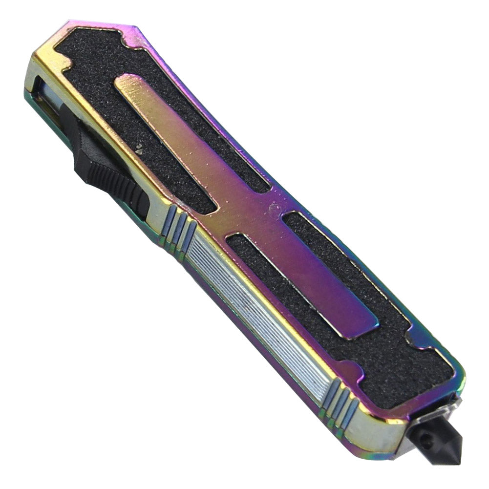 Automatic Rainbow Siege Dual Action OTF Knife