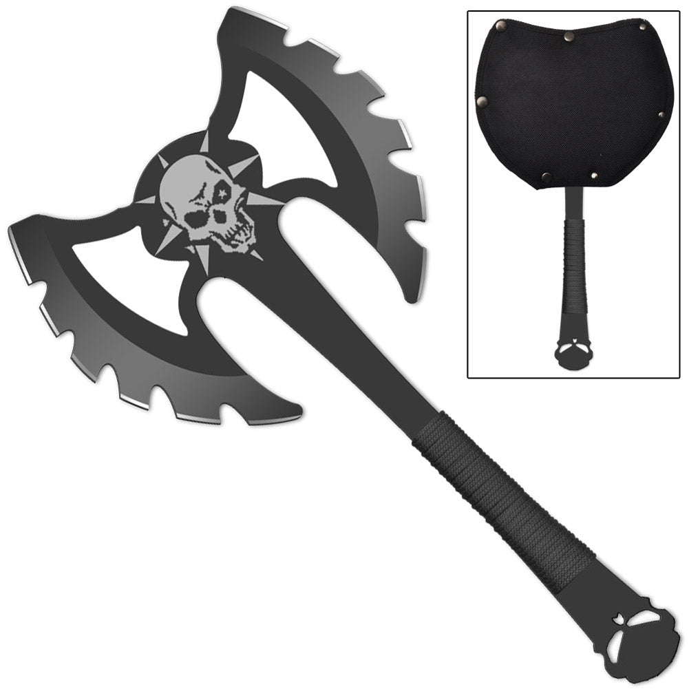 Purgatory Dweller Stainless Steel Double Headed Throwing Axe