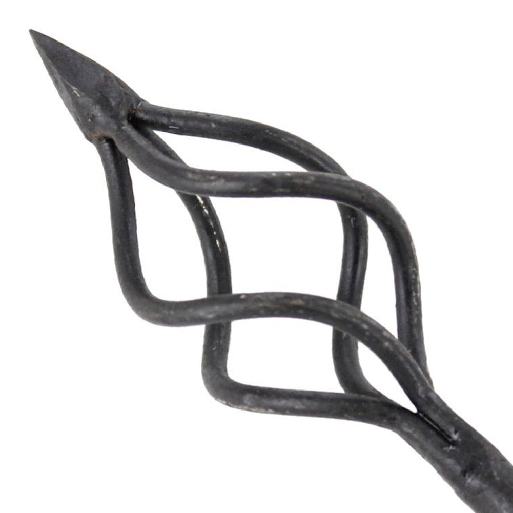 The Sizzling Archers Forged Iron Cage Fire Arrowhead