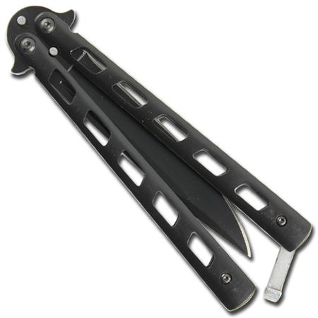 Unchained Balisong Butterfly Knife - Black