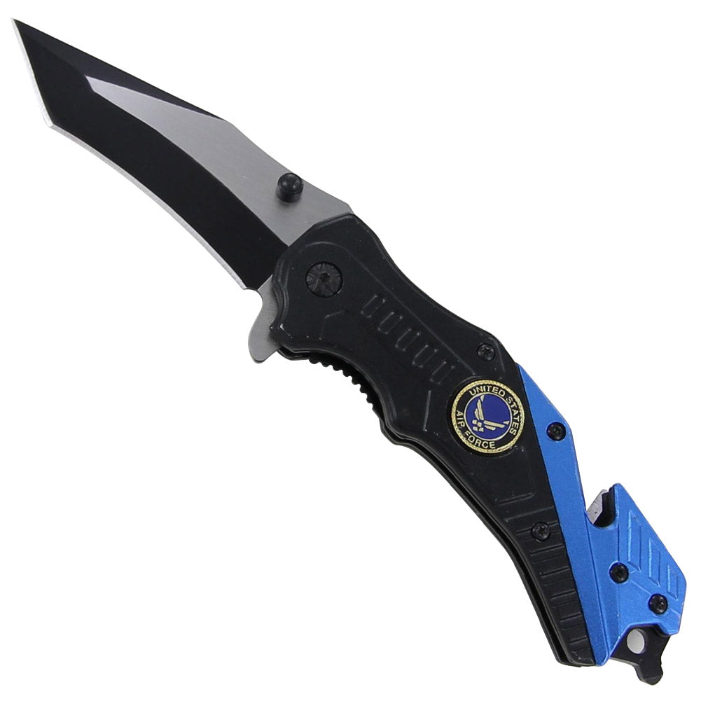 United States Blue Angel Air Force Spring Assisted Knife