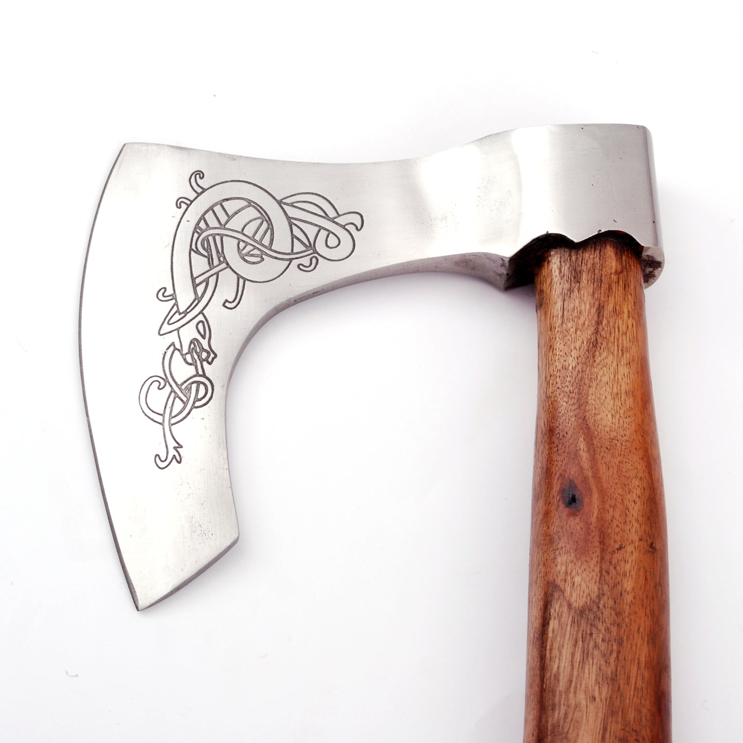 Warrior Shield Maiden Norse Viking Battle Axe | Plain Handle |