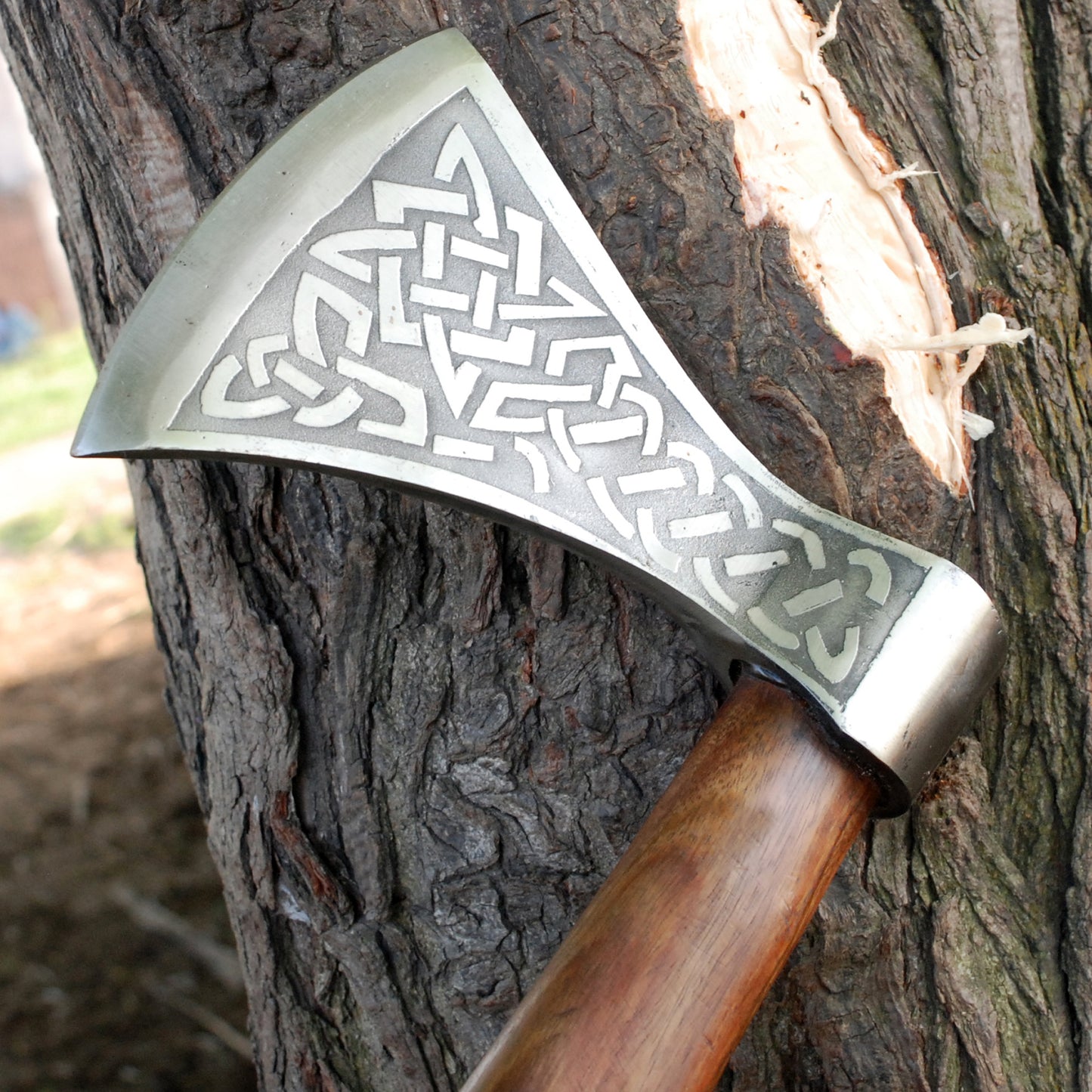 Herleifr Traditional Medieval Viking Battle Axe | Plain Handle |