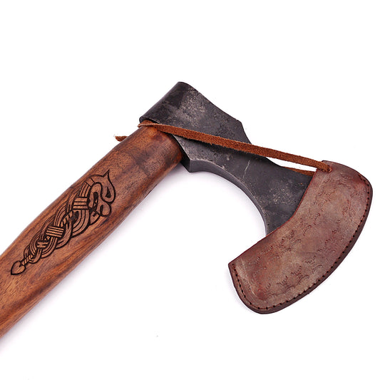 Viking Age Scandinavian Skeggøx Battle Axe | Engraved Handle |