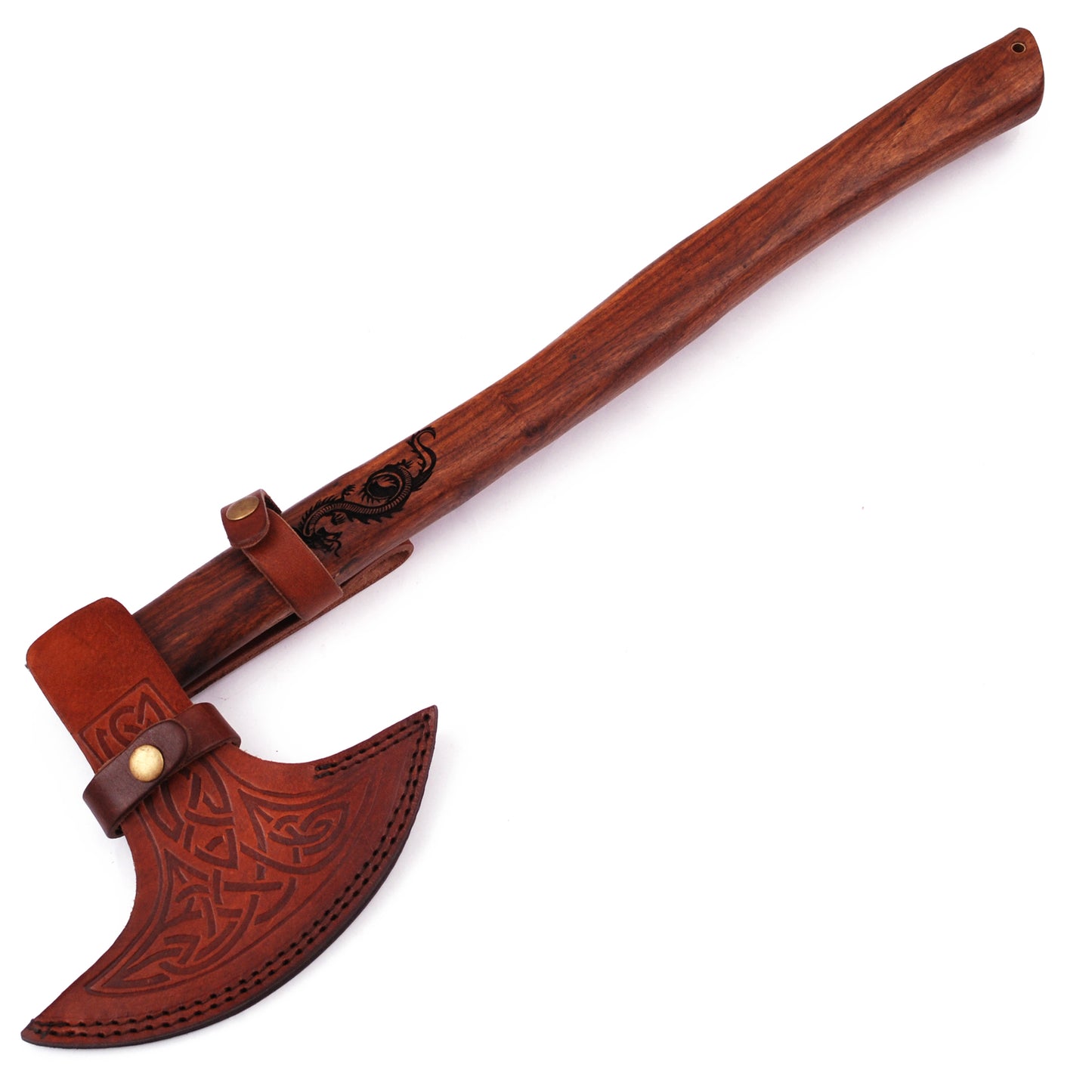 Viking Dragon Slayer Norse Dane Battle Axe | Engraved Handle |