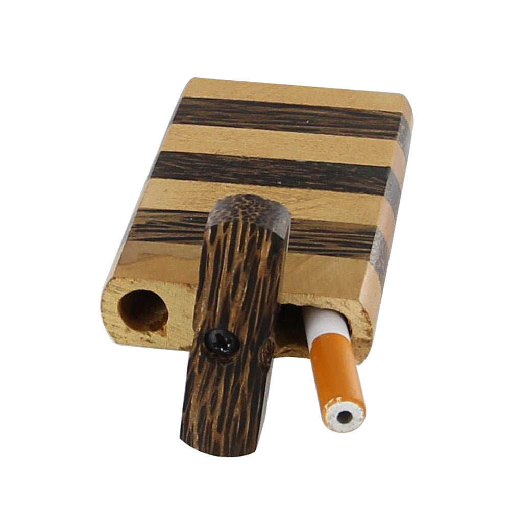 Wooden Cigarette Kalenjin Tobacco Case Dugout