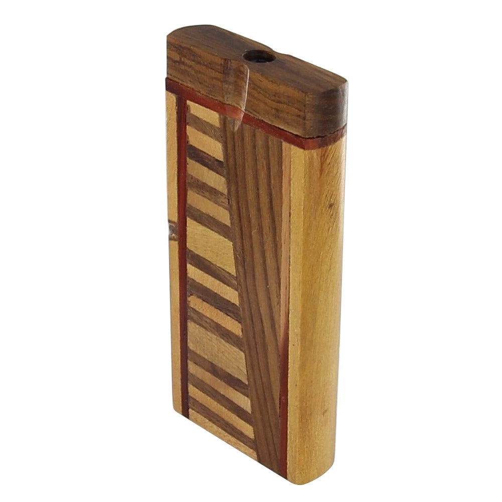 Wooden Tobacco Himba Tribal Cigarette Case Dugout