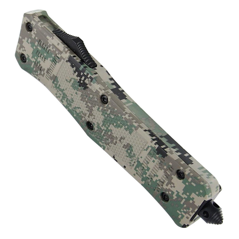 Woodland Camo Automatic BA Knife Gift Set